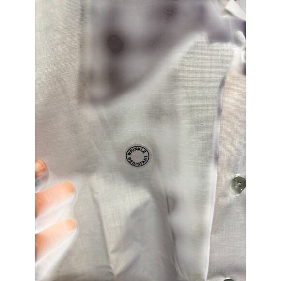 Yves St. Laurent Button Up Purple Lilac Dress Shirt size 16 34-35 Large NWT - Picture 5 of 9